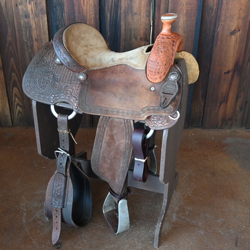 15" USED TESKEY'S ALL AROUND SADDLE