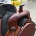 14.5" USED CIRCLE Y JACKIE JATZLAU TREELESS BARREL SADDLE Saddles - Used Circle Y Saddlery