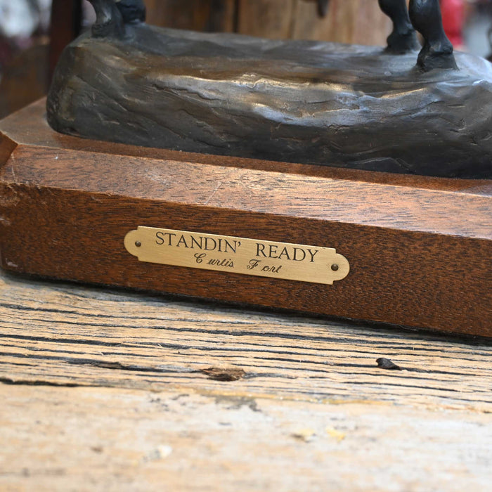 Curtis Fort (b.1949) 10/30 "Standin' Ready"