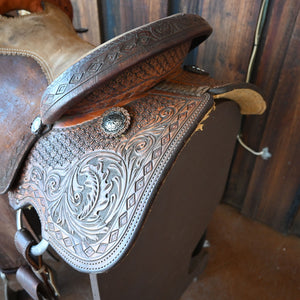 15" USED TESKEY'S ALL AROUND SADDLE