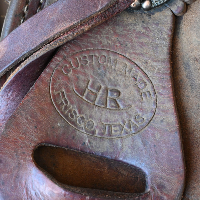 14.5" USED HR RANCH CUTTER SADDLE