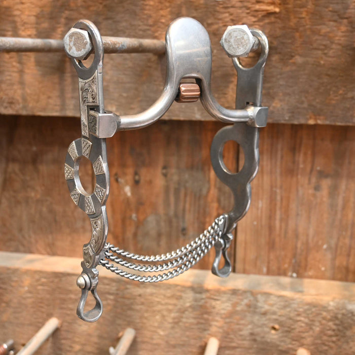 Brandon Anthony Silver Mounted Solid Port w/ Copper Cricket Bit