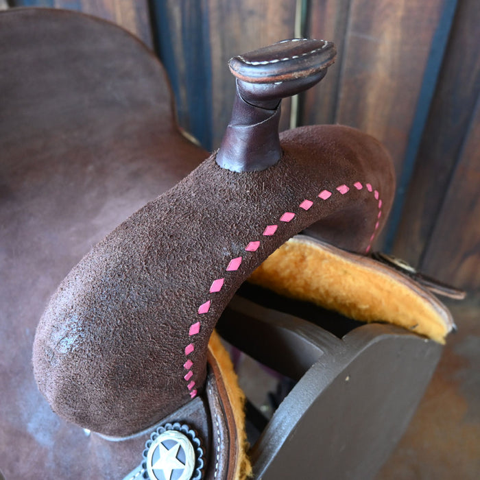 15" USED JEFF SMITH C3 BARREL SADDLE Saddles - Used Jeff Smith