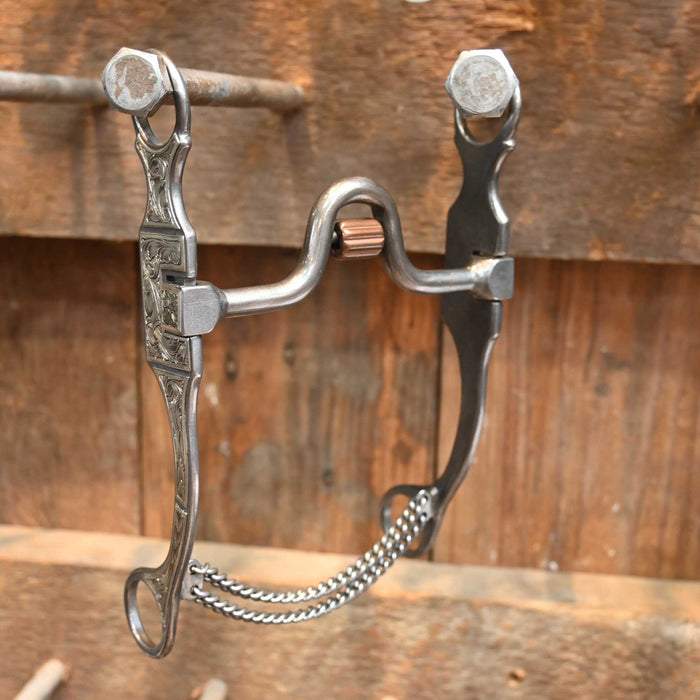 Brandon Anthony Silver Mounted Solid Port w/ Copper Cricket Bit