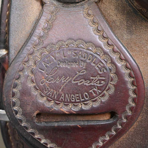 14" USED LAZY L BARREL SADDLE