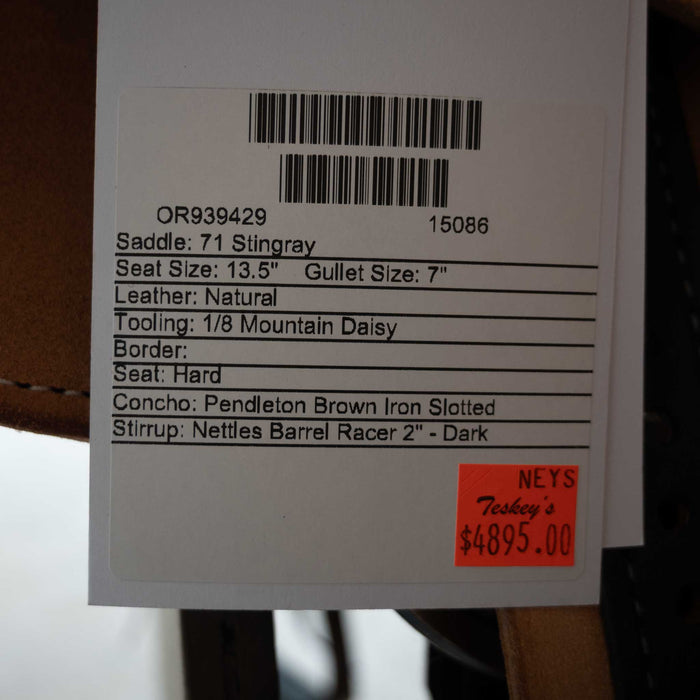 13.5" MARTIN STINGRAY BARREL SADDLE Saddles - New Martin Saddlery