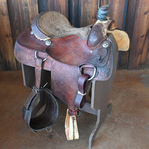 16" USED BILLY COOK ROPING SADDLE