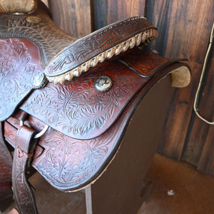 16" USED BILLY COOK ROPING SADDLE