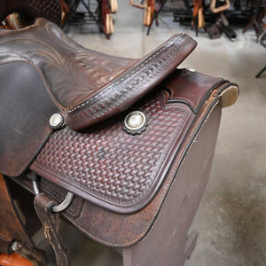 15.5" USED LONGHORN CUTTING SADDLE