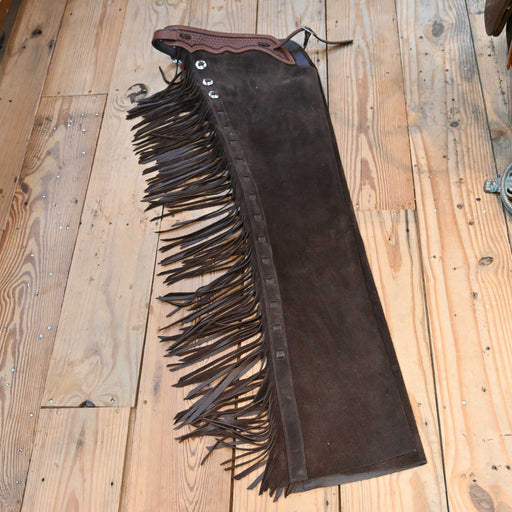 Teskey's X-S Chocolate Roughout Versatility Chaps Tack - Chaps & Chinks Teskey's