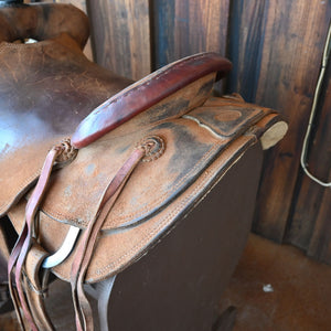 16" USED JODY RAMER RANCH SADDLE Saddles Jody Ramer