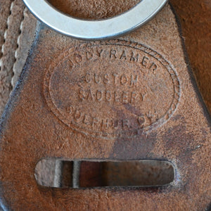 16" USED JODY RAMER RANCH SADDLE Saddles Jody Ramer