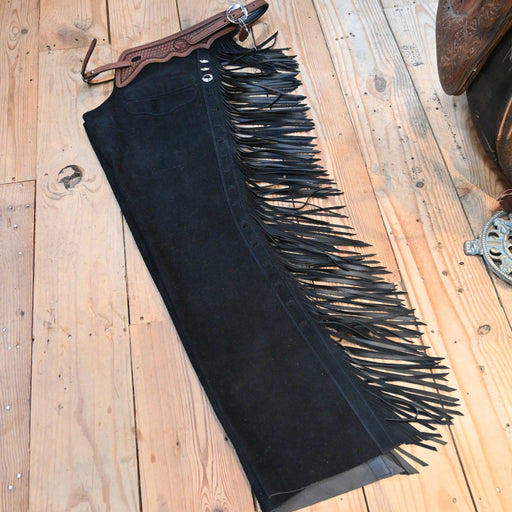 Teskey's Medium Black Versatility Chaps Tack - Chaps & Chinks Teskey's