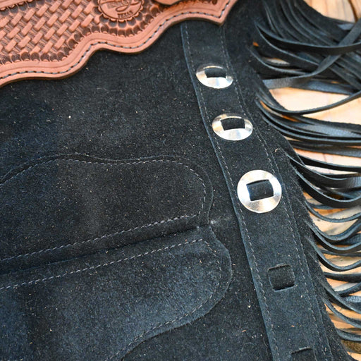 Teskey's Medium Black Versatility Chaps Tack - Chaps & Chinks Teskey's