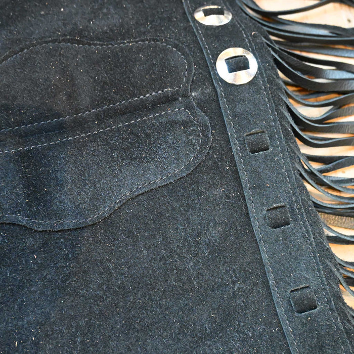 Teskey's Medium Black Versatility Chaps Tack - Chaps & Chinks Teskey's