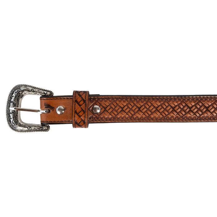 Beddo Mountain Kid's Natural Braided Basket Weave Belt