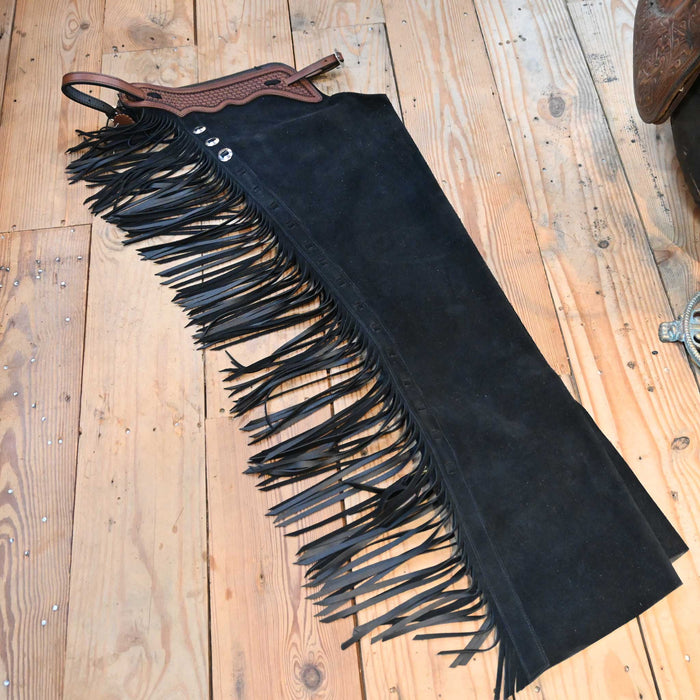 Teskey's Medium Black Versatility Chaps Tack - Chaps & Chinks Teskey's