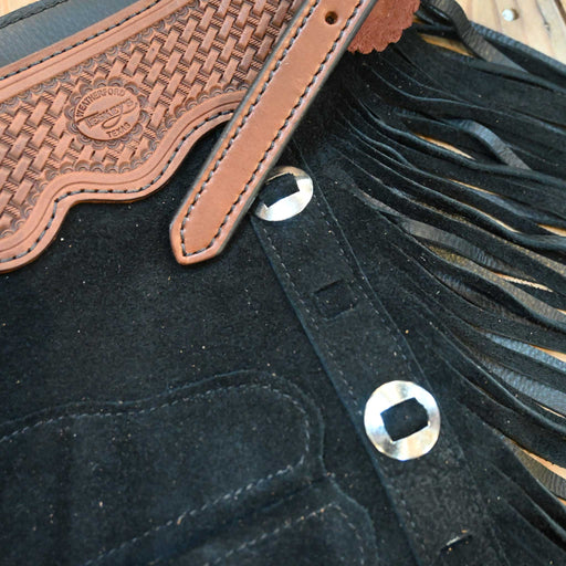 Teskey's Medium Black Versatility Chaps Tack - Chaps & Chinks Teskey's