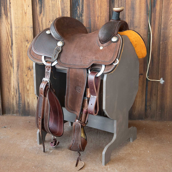 15" PATRICK SMITH TEAM ROPING SADDLE