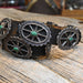 Vintage 1970's Tufa Cast Sterling Silver & Green Turquoise Conco Belt Collectibles Teskey's