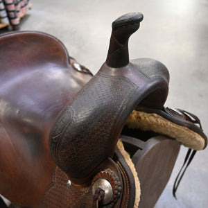 16" USED JEFF SMITH CUTTING SADDLE Saddles Jeff Smith