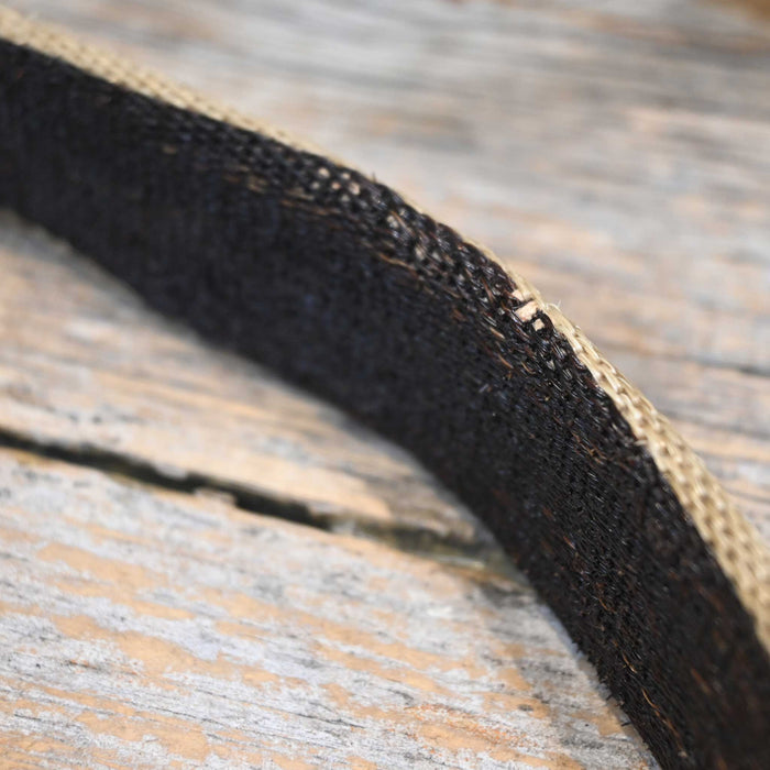 Vintage Horse Hair Belt w/ 10K Gold & Silver Souloges Buckle Collectibles Souloges