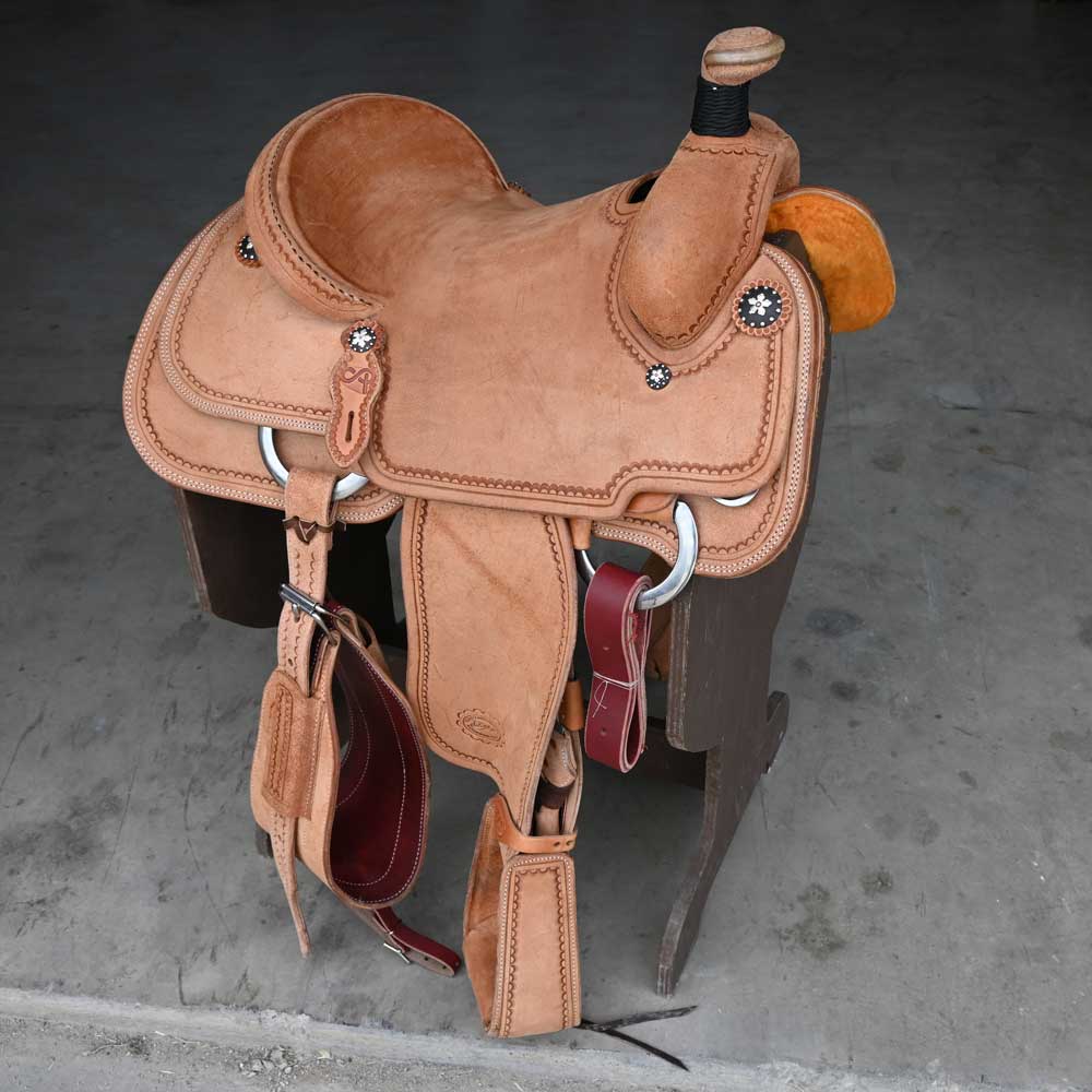 14.5" PATRICK SMITH ROPING SADDLE Saddles Patrick Smith   