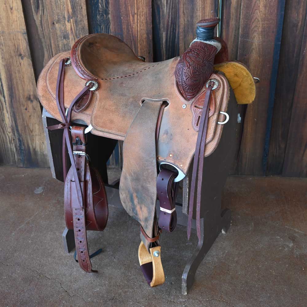 16" USED CACTUS RANCH SADDLE Saddles - Used CACTUS SADDLERY