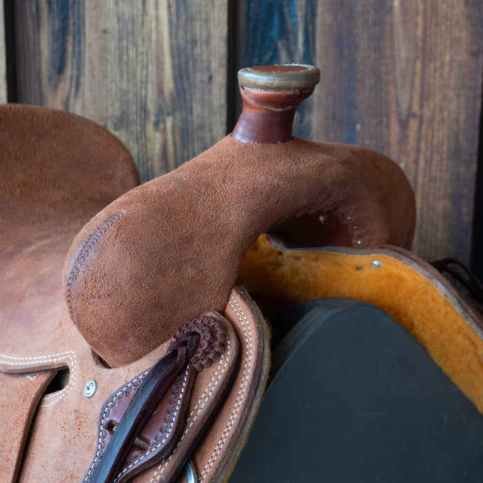 16" TESKEY'S STRIP DOWN RANCH SADDLE