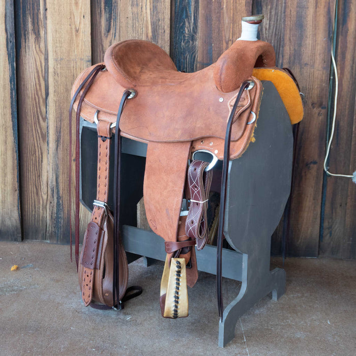 16" TESKEY'S STRIP DOWN RANCH SADDLE