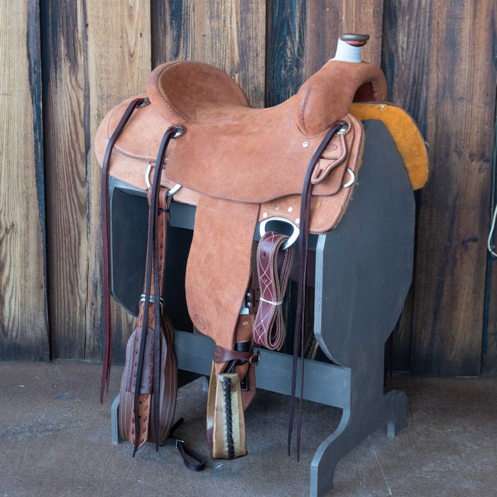 16" TESKEY'S STRIP DOWN RANCH SADDLE
