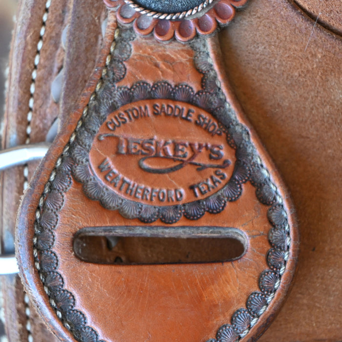 14.5" USED TESKEY'S BARREL SADDLE
