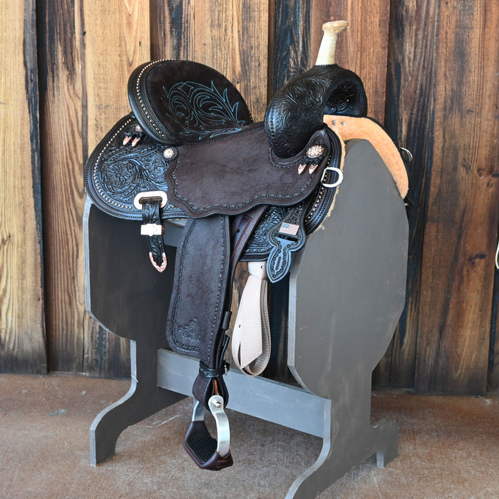 14.5" CIRCLE Y JOSEY ULTIMATE CASH BARREL SADDLE