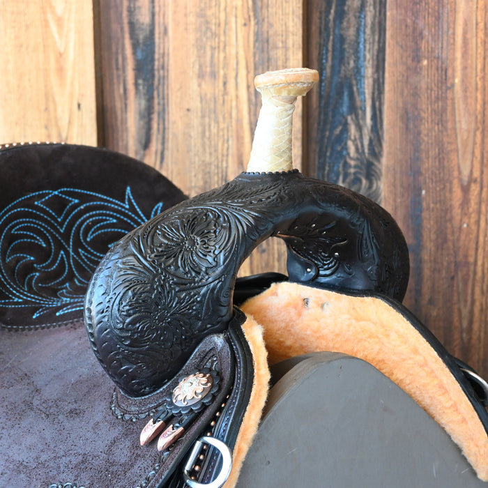 14.5" CIRCLE Y JOSEY ULTIMATE CASH BARREL SADDLE