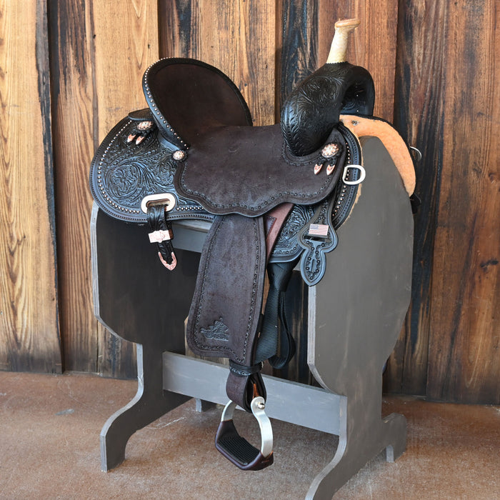 15" CIRCLE Y JOSEY ULTIMATE CASH BARREL SADDLE