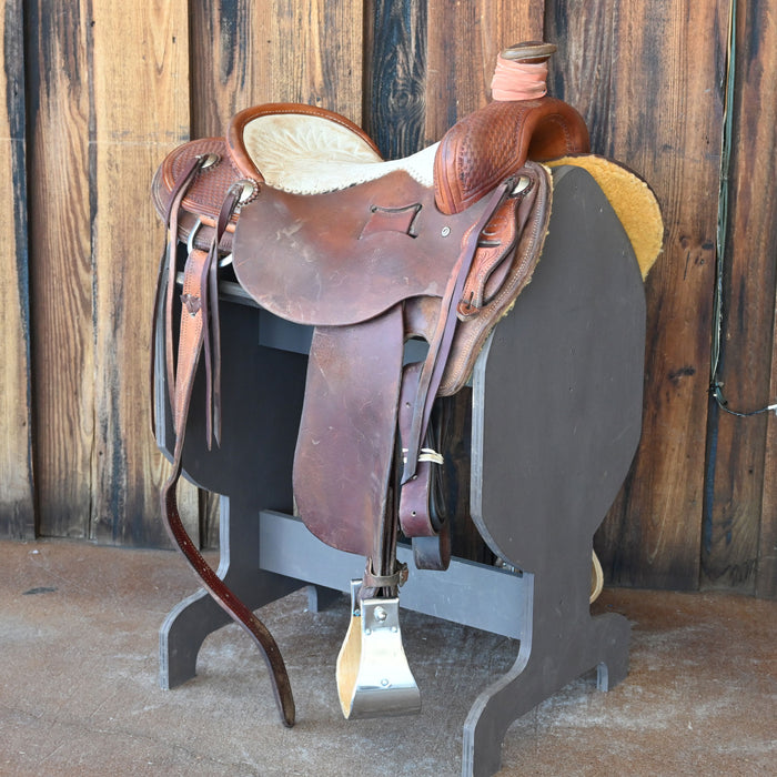 16" USED CAPROCK RANCH SADDLE