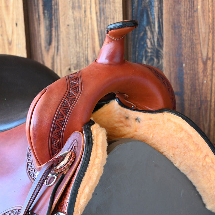 17" HIGH HORSE DUSTY ROAD TRAIL SADDLE
