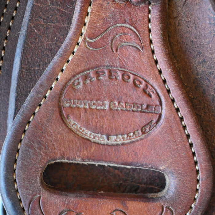 16" USED CAPROCK RANCH SADDLE