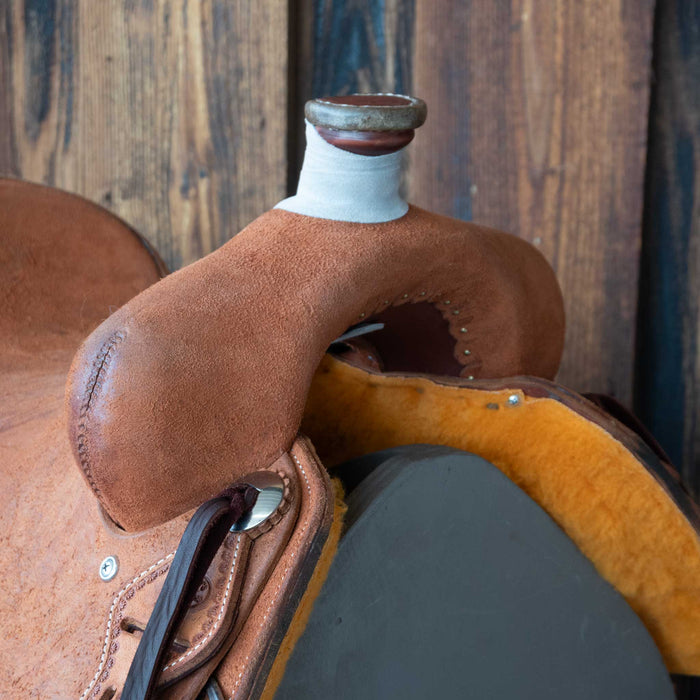 15" TESKEY'S STRIP DOWN RANCH SADDLE