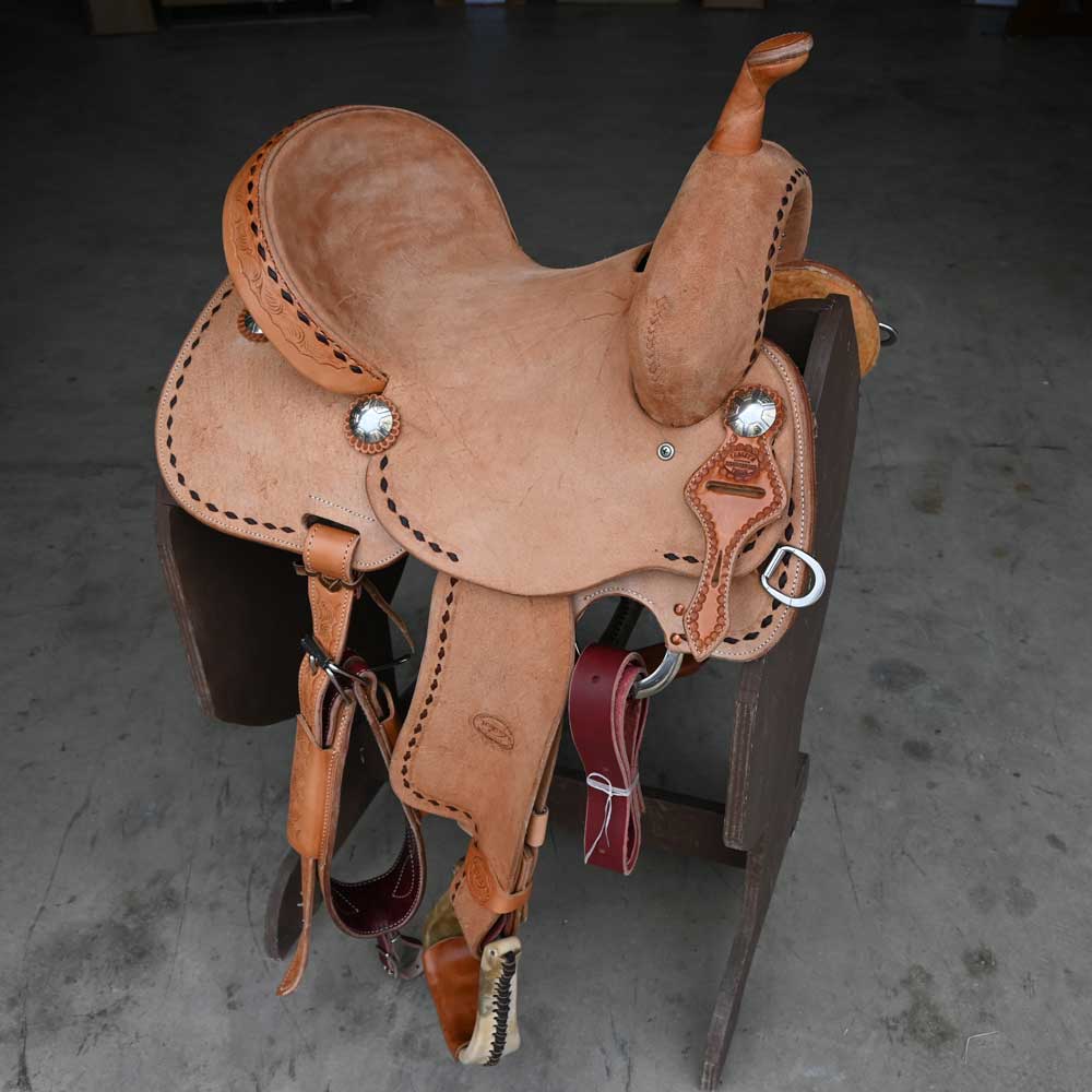 13.5" TESKEY'S BARREL SADDLE Saddles TESKEY'S SADDLERY LLC   