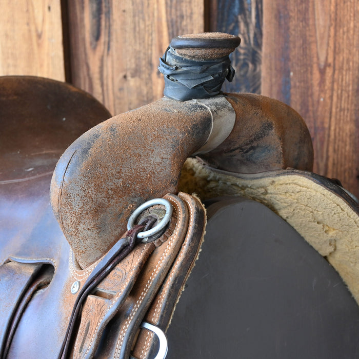 16" USED CACTUS RANCH SADDLE Saddles - Used CACTUS SADDLERY