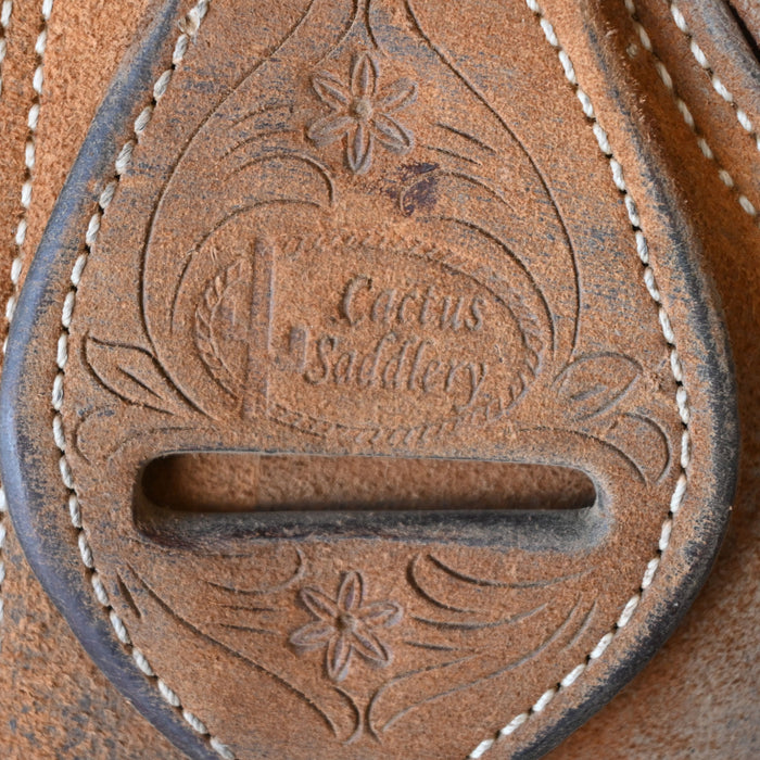 16" USED CACTUS RANCH SADDLE Saddles - Used CACTUS SADDLERY