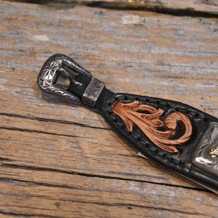 Randall Top Shelf Leather Bracelets with Hollywood Calif. Conchos