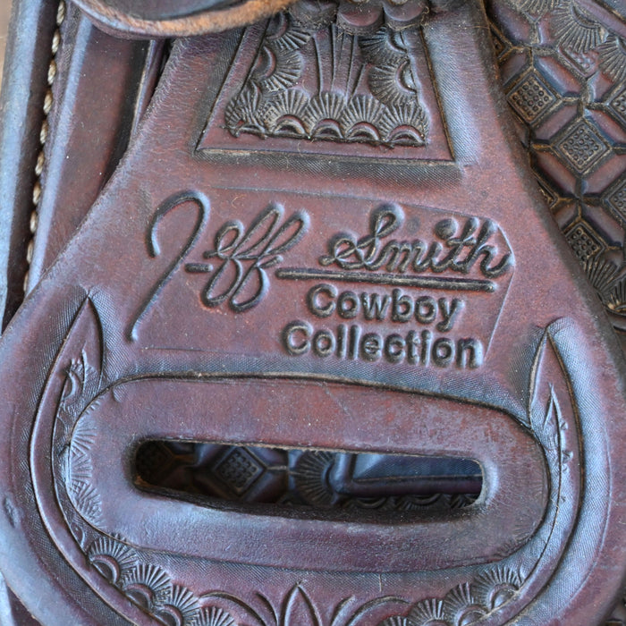 16.5" USED JEFF SMITH CUTTING SADDLE