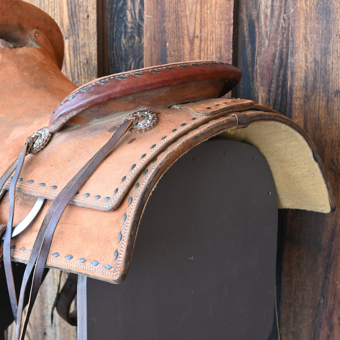 16" USED SADDLE HOUSE CUTTING SADDLE