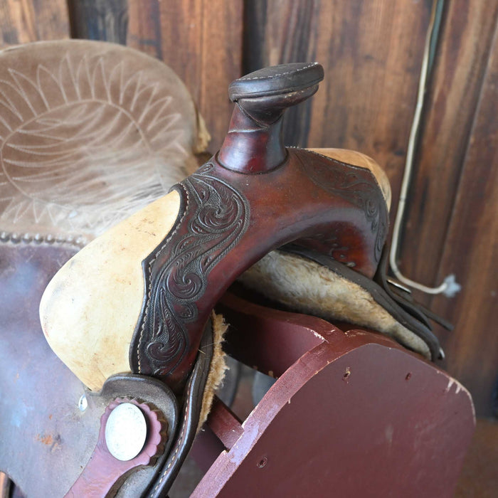 13.5" USED AMMERMAN BARREL SADDLE Saddles - Used AMMERMAN