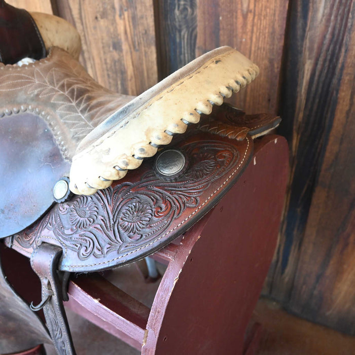 13.5" USED AMMERMAN BARREL SADDLE Saddles - Used AMMERMAN