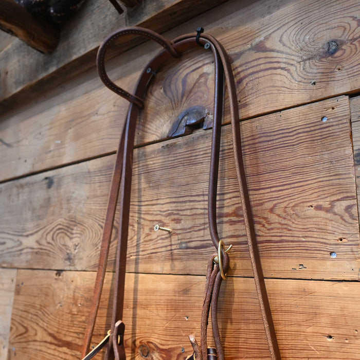 Les Vogt Ported Chain Bridle Rig w/ Single Ear Headstall Tack - Rigs Les Vogt