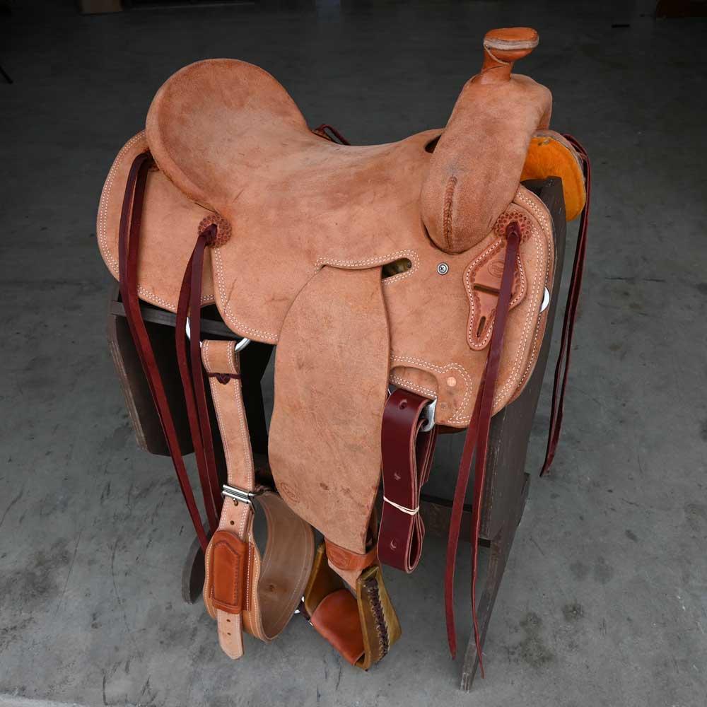 15.5" TESKEY'S STRIP DOWN RANCH SADDLE Saddles TESKEY'S SADDLERY LLC   