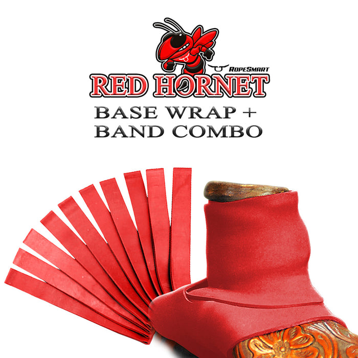 ROPESMART Dally Wrap and Band Combo Tack - Ropes & Roping Rope Smart Red Hornet